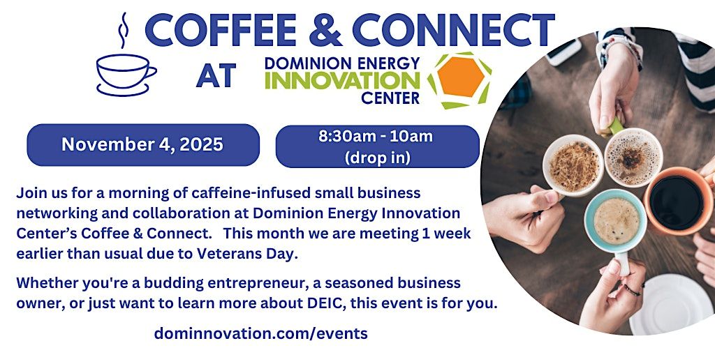 DEIC Coffee & Connect - November 2025