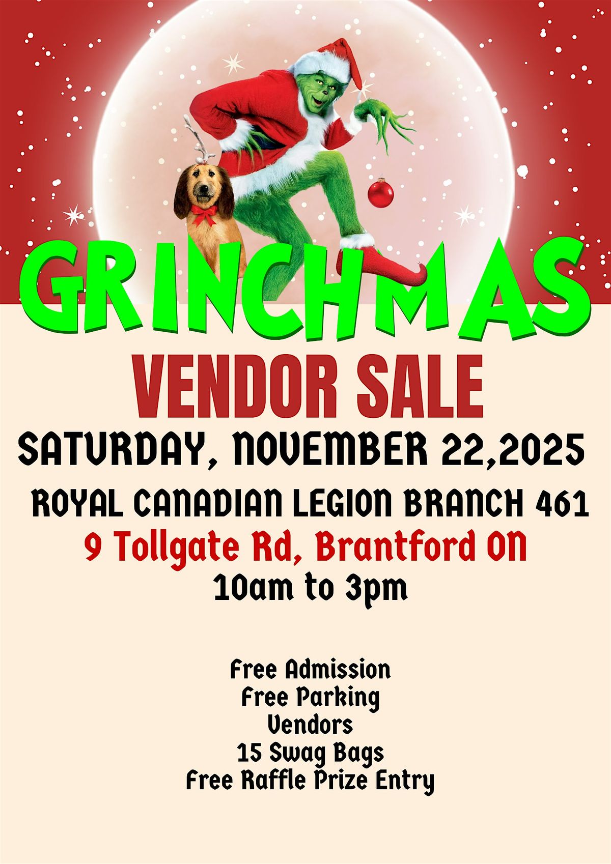 Grinchmas Vendor Sale
