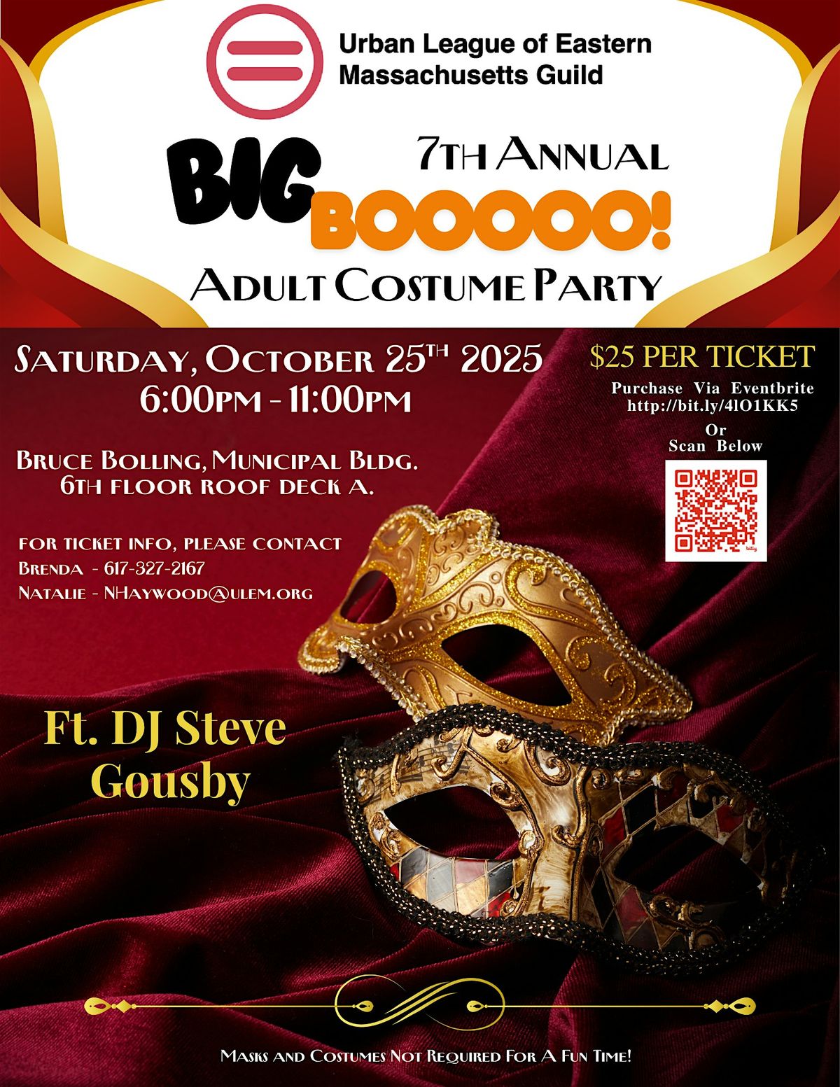 2025 ULEM Guild 7th Annual Big BOOOOO Adult Costume Party!!!