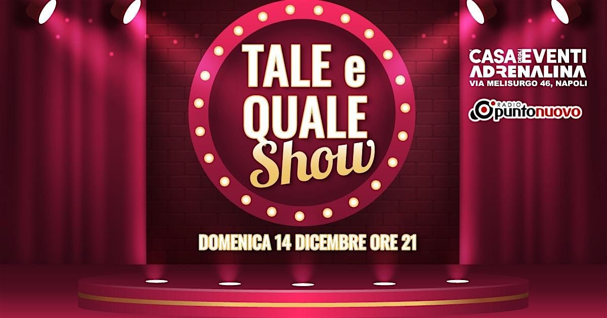''Tale e Quale Show''