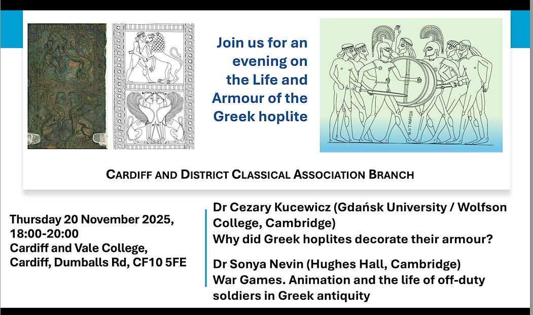 Cardiff and District Classical Association Branch Autumn Event