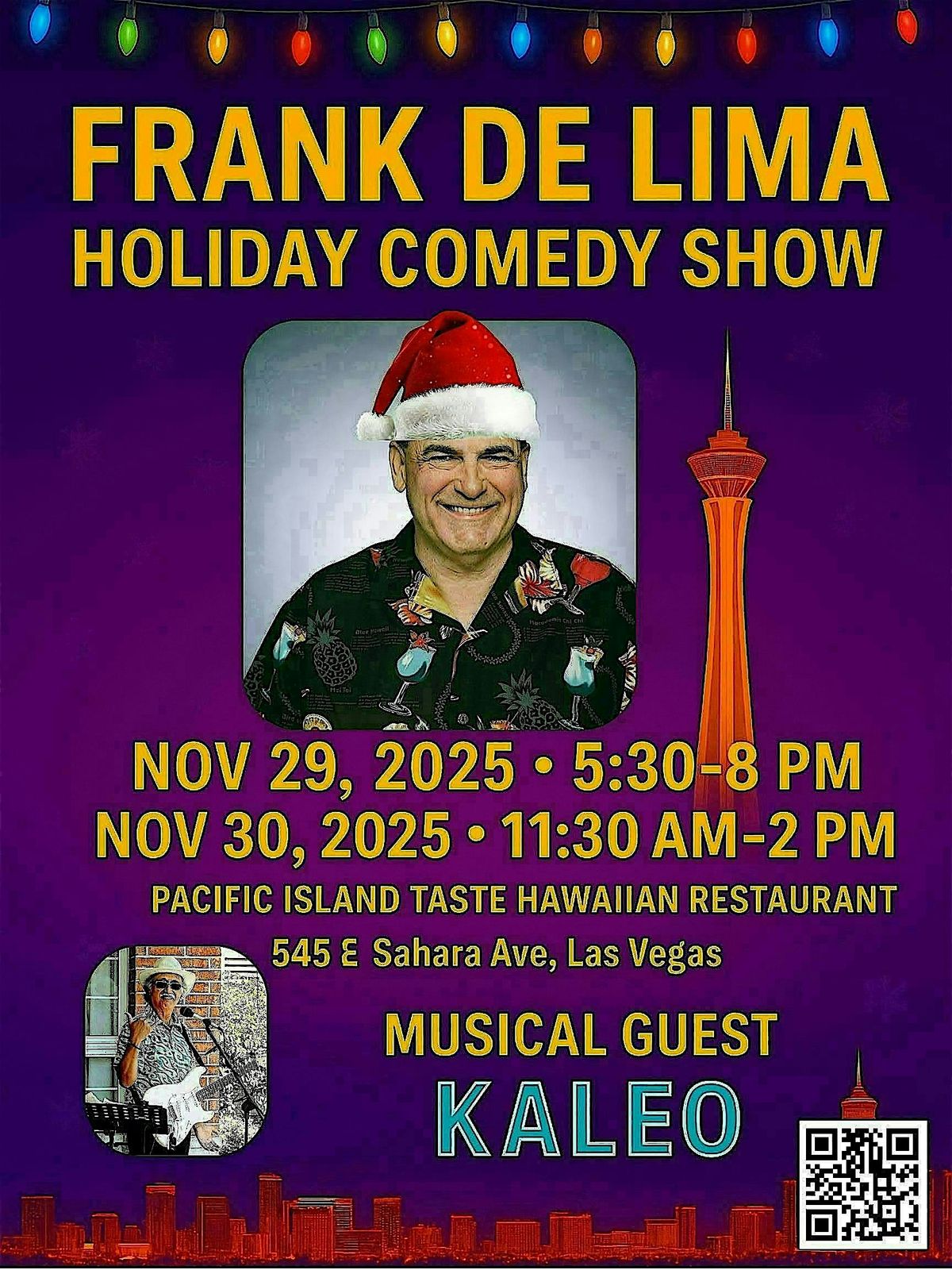 Frank De Lima Holiday Comedy Show