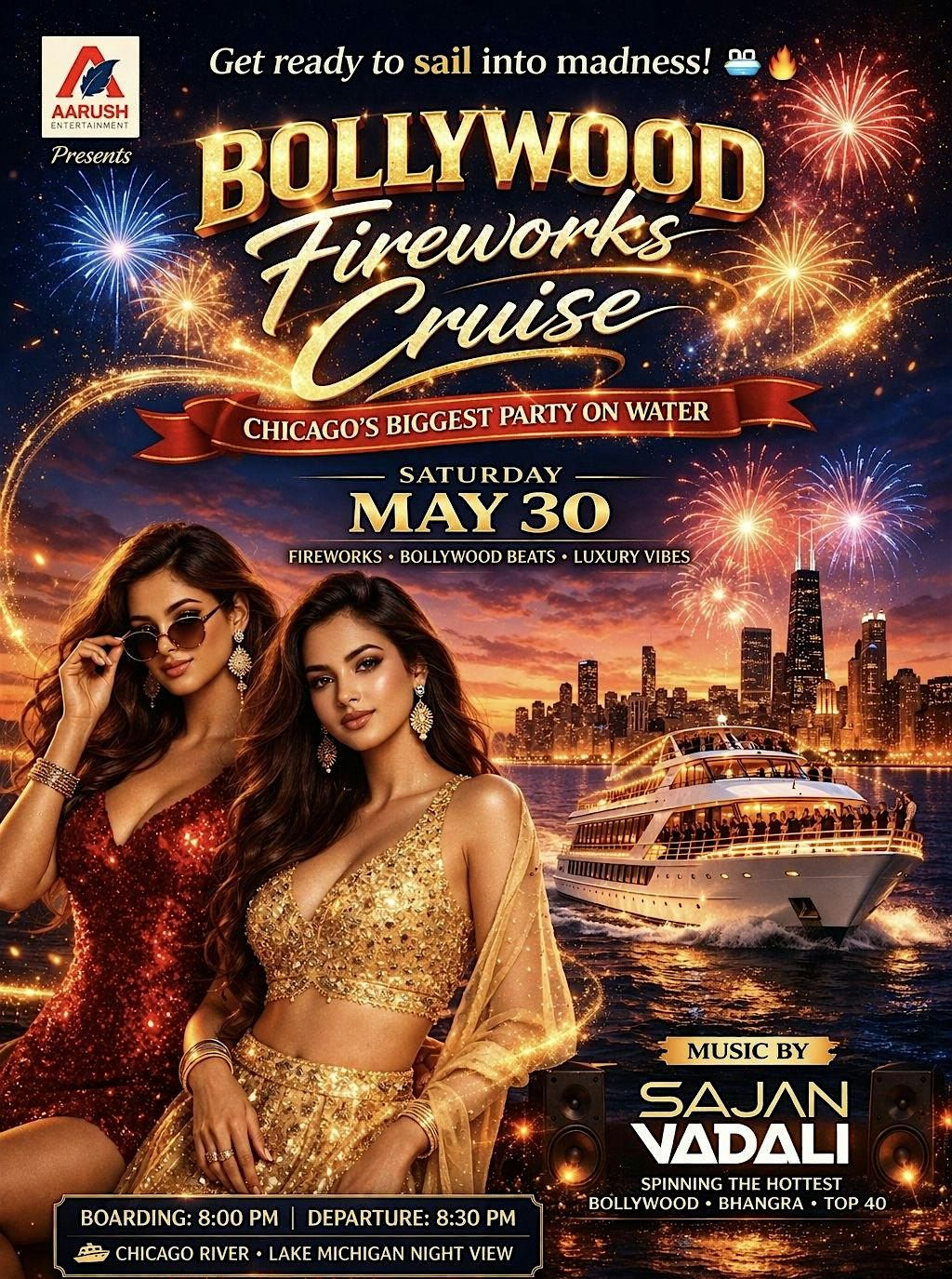 Bollywood Cruise Party Chicago