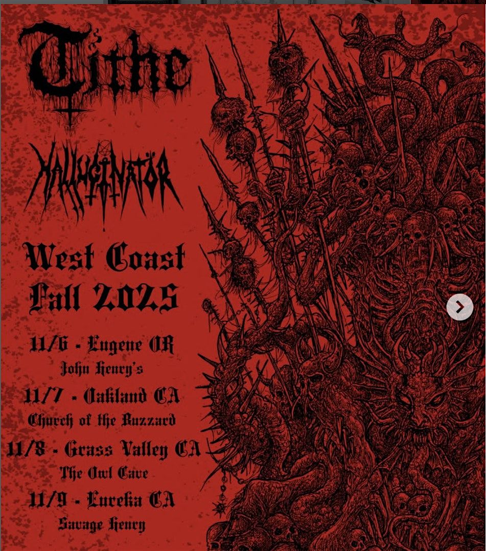 Metal Sunday: Tithe, Hallucinator, Feral  Season, Rat Bath, Oromet