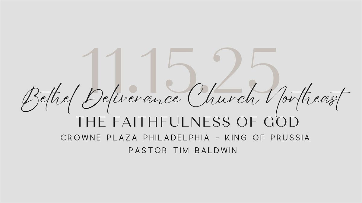 The Faithfulness of God