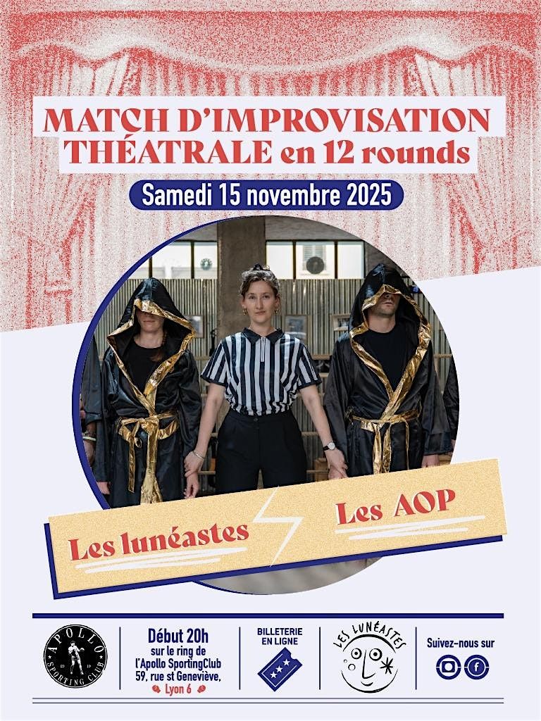Match d'improvisation Th\u00e9atrale sur 12 round