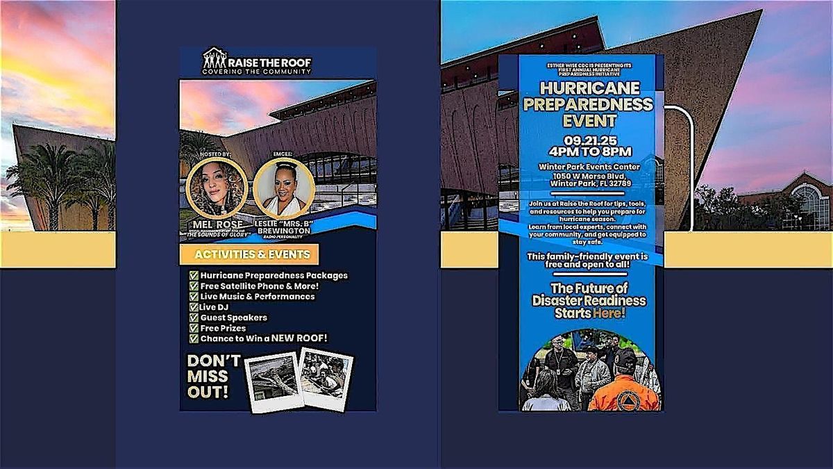 FREE HURRICANE PREPAREDNESS EVENT