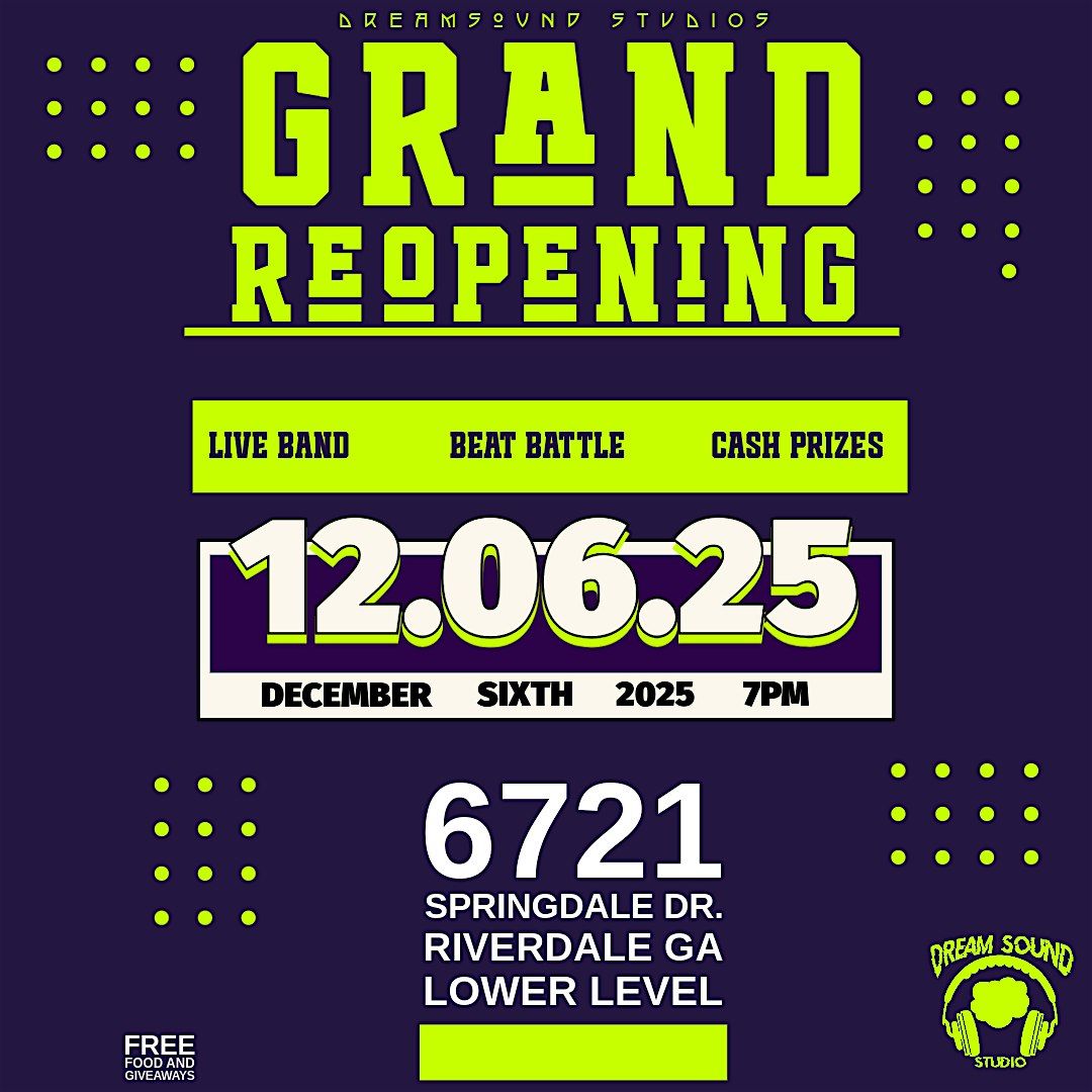 Dream Sound Studios Grand Reopening