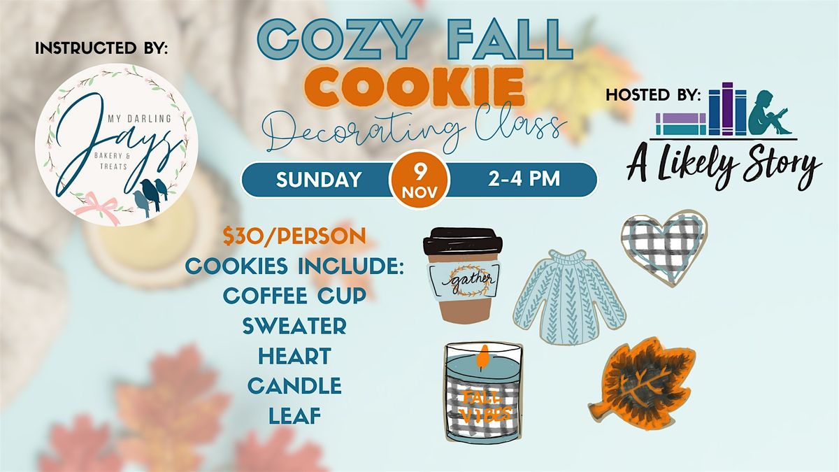 Cozy Fall Cookie Decorating Class