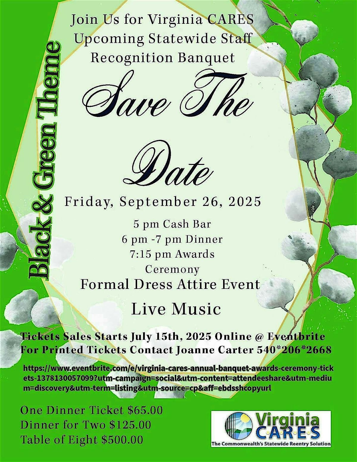 Virginia CARES Annual Banquet & Awards Ceremony