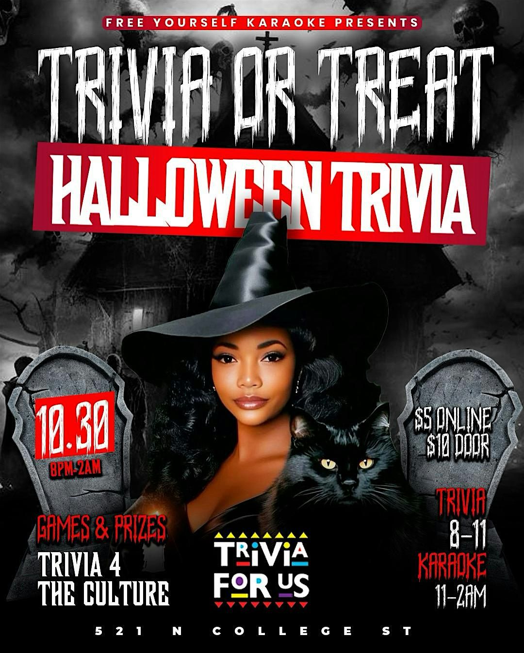 Trivia or Treat! Halloween Trivia Night