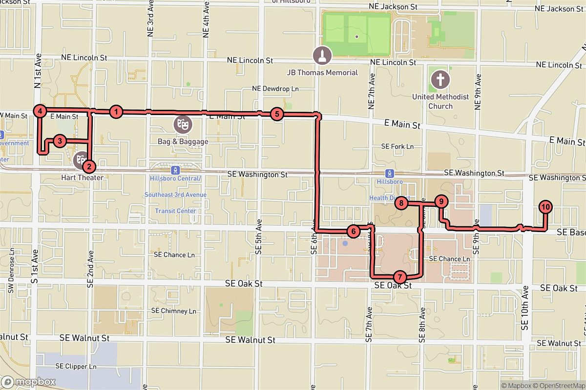 Hillsboro Audio Tour: Stages, Sirens & Stories of the Heart of the City