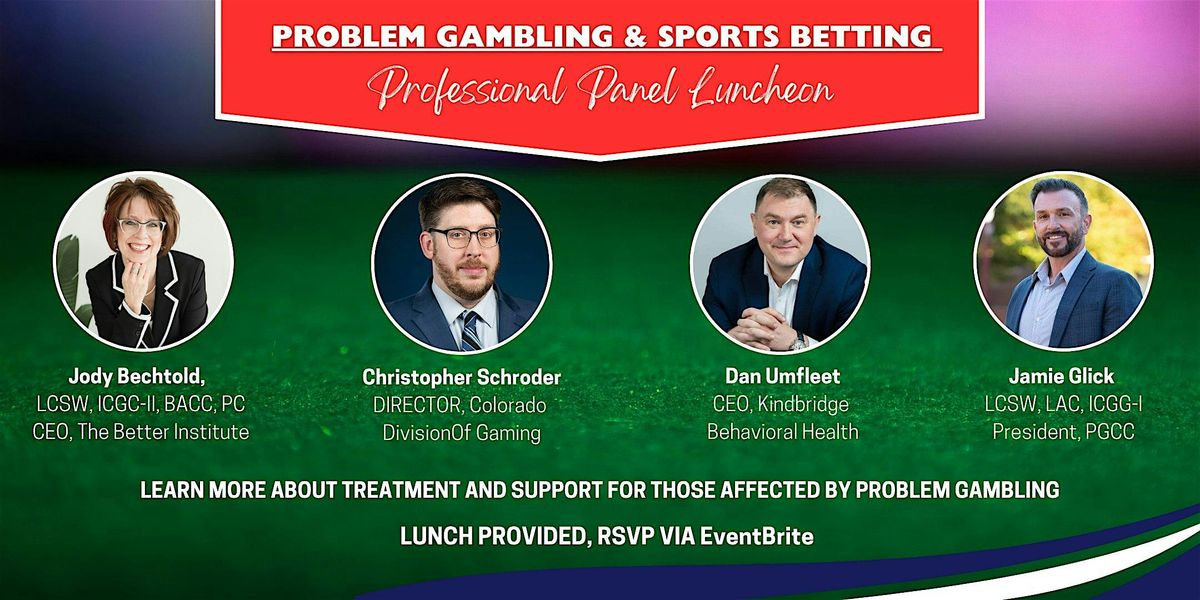 Problem Gambling & Sports Betting Professional Panel Luncheon