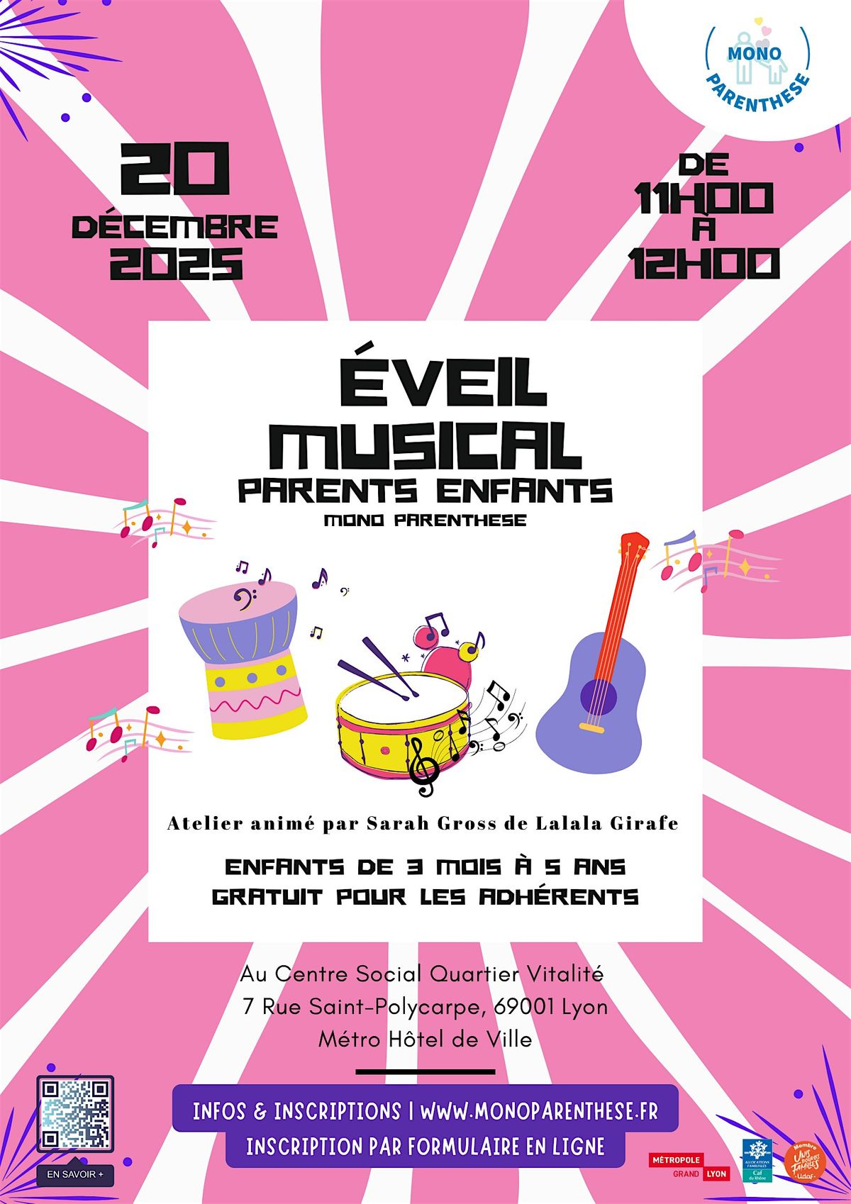 \u00c9veil Musical Parents\/Enfants - D\u00e9cembre 2025