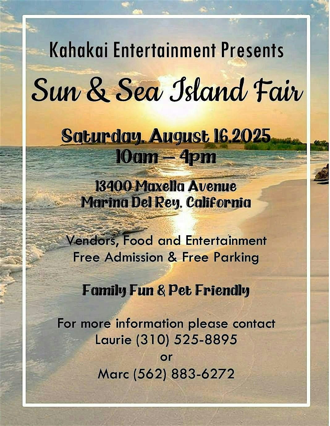 Kahakai Entertainment Sun & Sea Island Fair