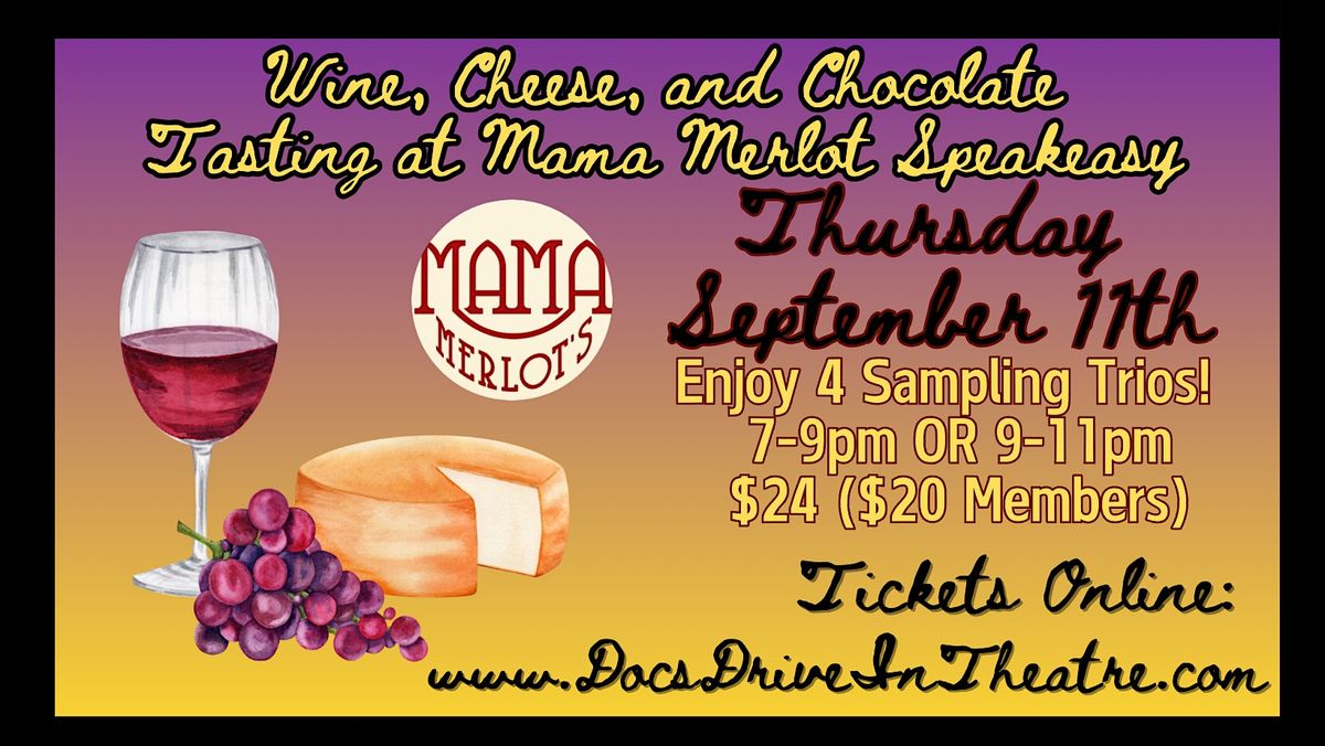 Wine, Cheese, Chocolate and Tunes at the Speakeasy
