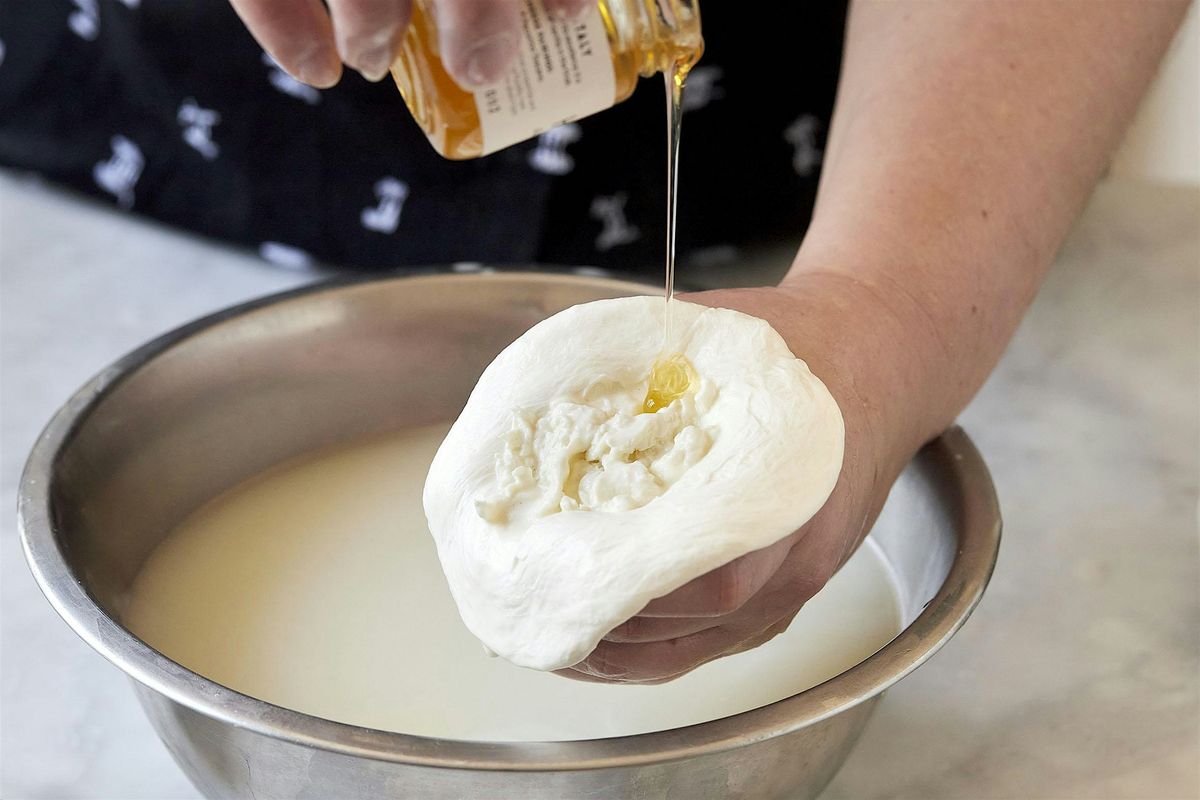Infused Burrata Making: Thanksgiving Flavors!