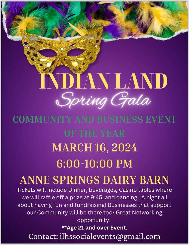 Indian Land Spring Gala Dairy Barn at the Anne Springs Close Greenway