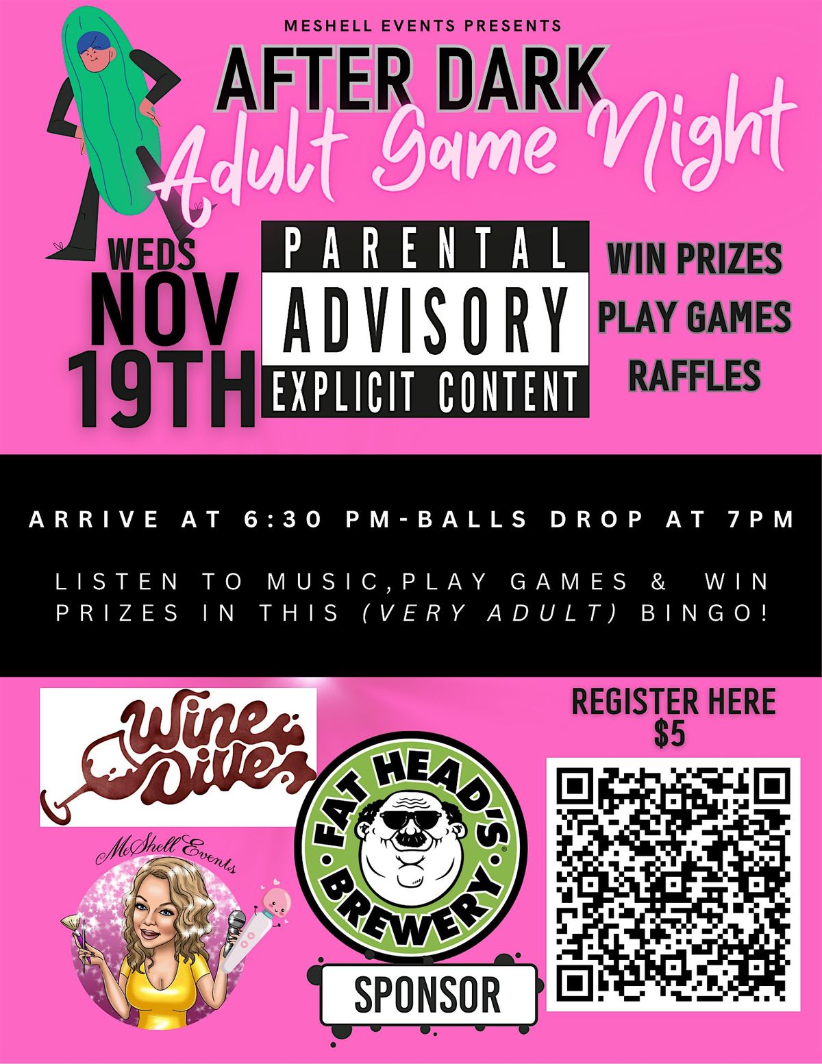 ADULT Boozy Game Night at Wine Dive Lakewood