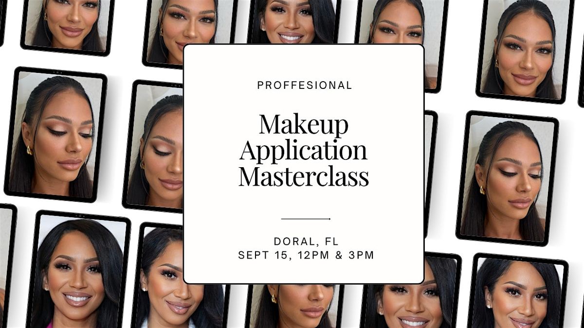 MAKEUP APPLICATION MASTERCLASS