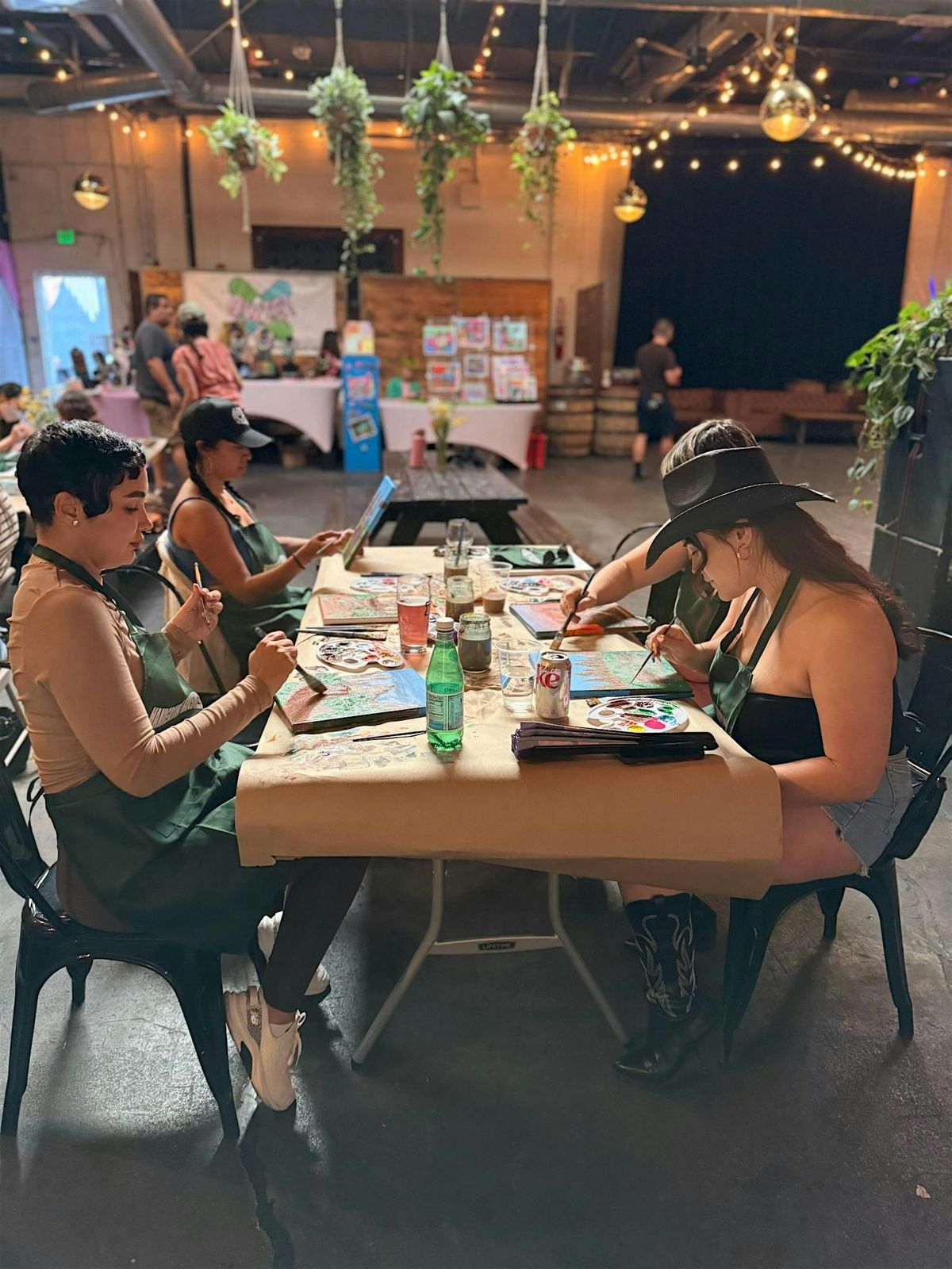 Brushes & Boots: Painting + Line Dance