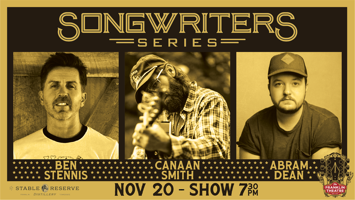 Canaan Smith, Abram Dean and Ben Stennis at Franklin Theatre