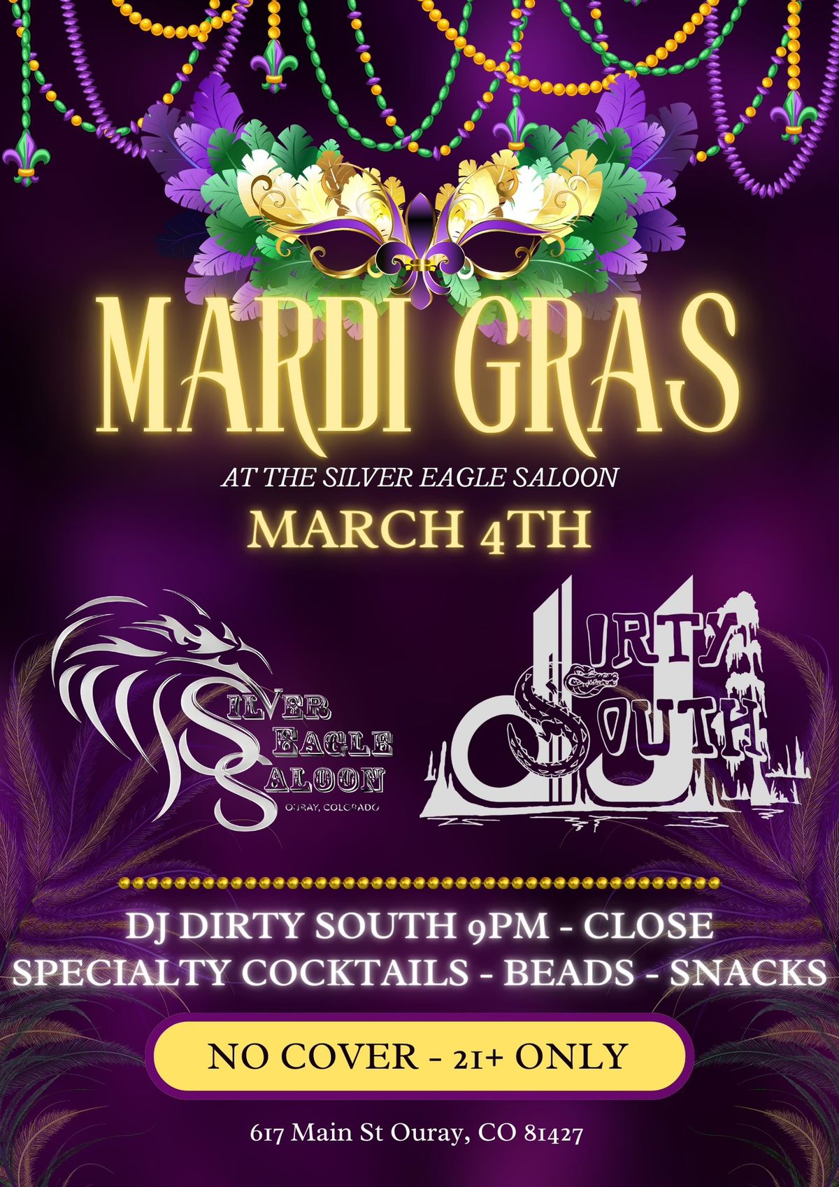 mardi gras dates next 5 years