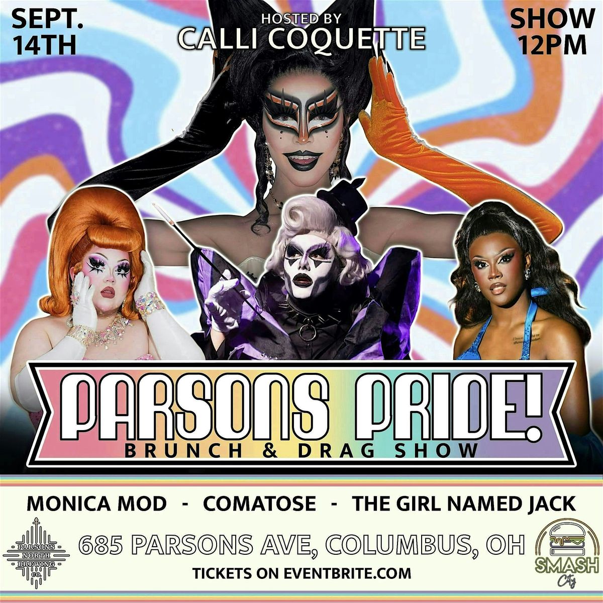 PARSONS PRIDE SEPTEMBER! Brunch and Drag Show