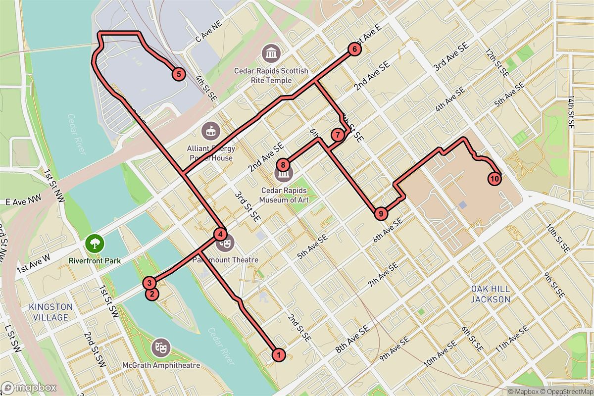 Cedar Rapids Audio Tour: Cedar Rapids Historical and Cultural Journey