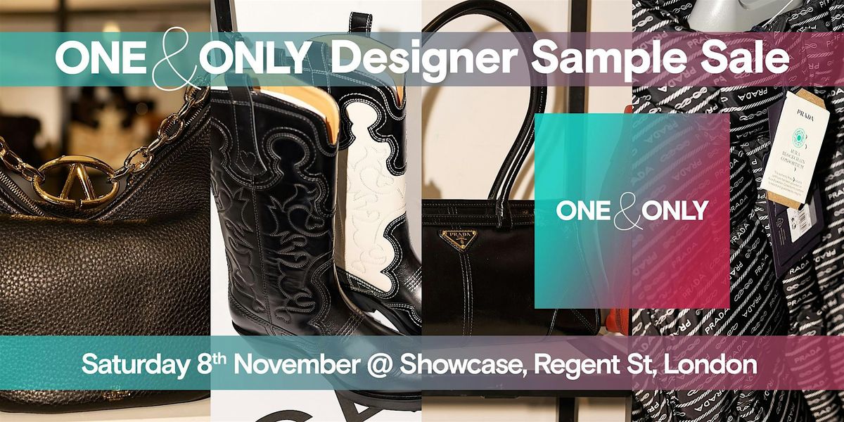 One & Only  Sample Sale Saturday 8th  November 2025