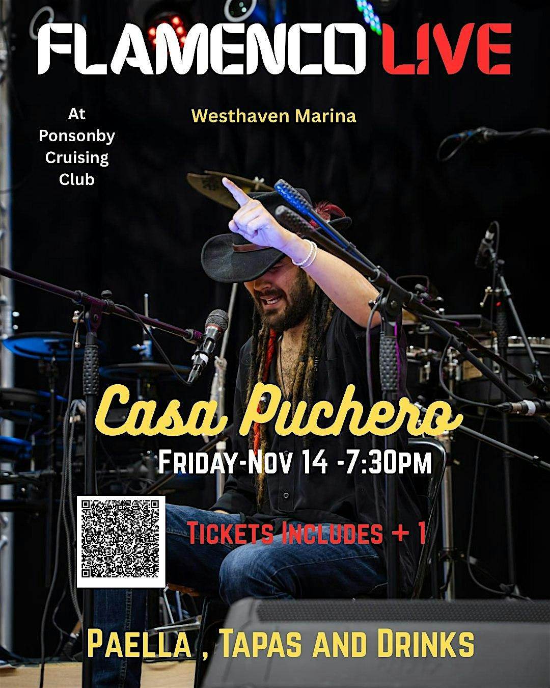 Flamenco at Sunset: Casa Puchero Live (Tickets included drink on arrival ).