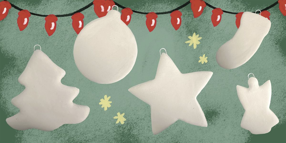 Ceramic Pottery Painting Workshop: Porcelain Christmas Ornaments
