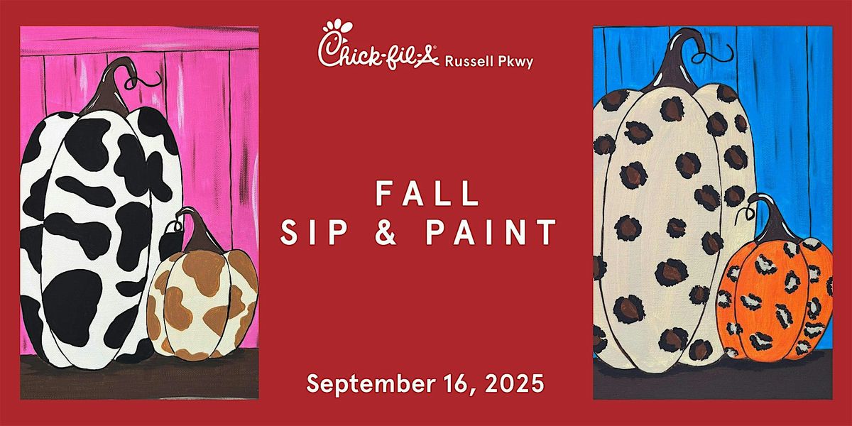 Chick-fil-A Fall Sip & Paint