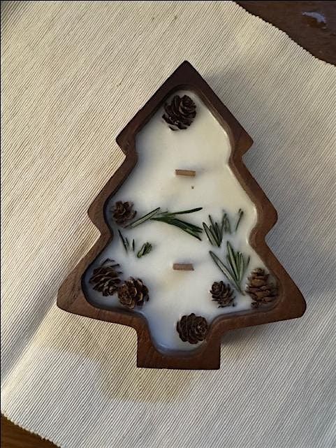 Christmas Tree Candle Making Workshop at Rare Breed Fitness