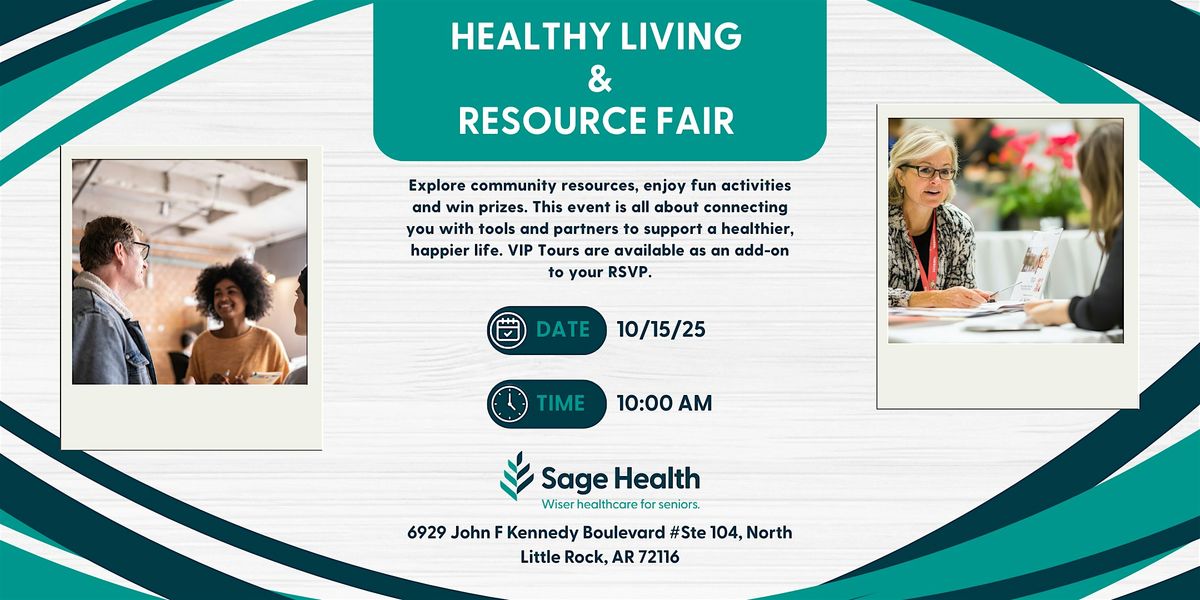 Healthy Living & Resource Fair at Sage Health