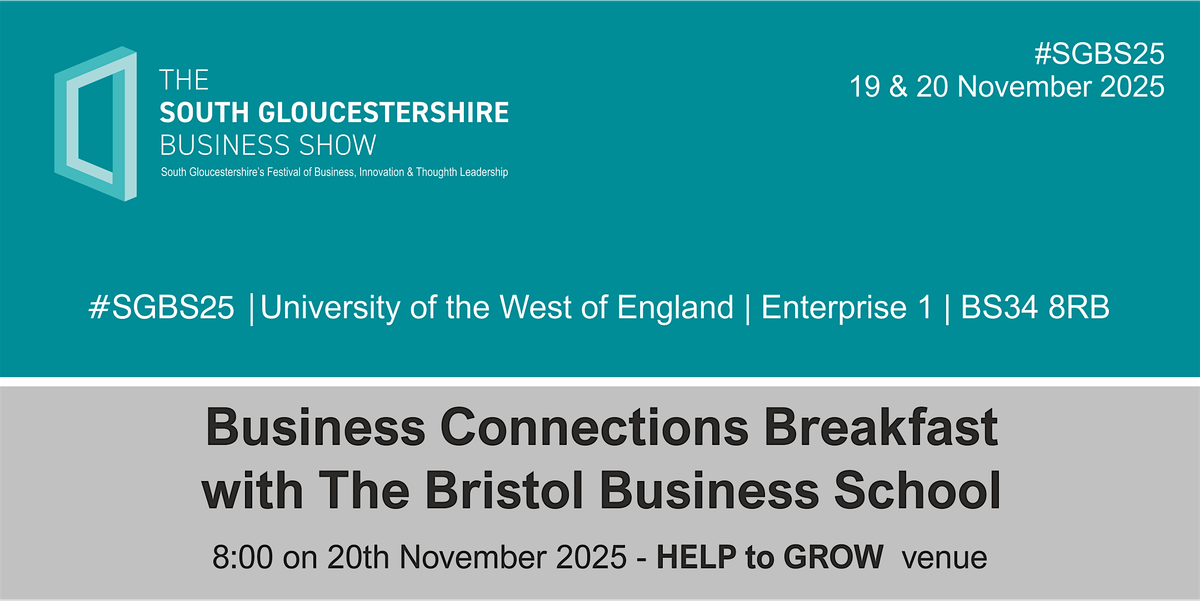 Business Connections Breakfast with The Bristol Business School