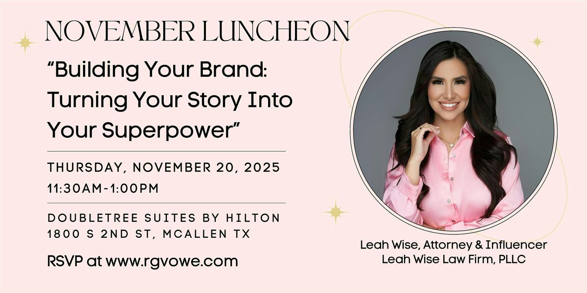 Building Your  Brand: Turning Your Story Into Your Superpower