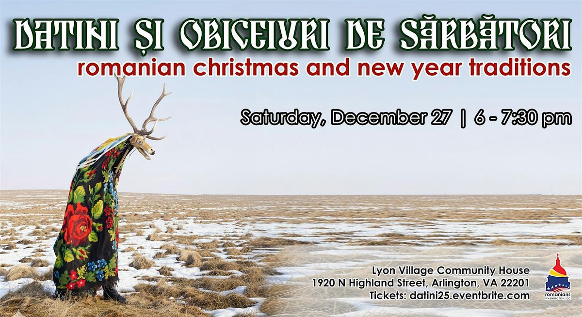 Romanian Christmas & New Year Traditions \/ Datini \u0219i obiceiuri de s\u0103rb\u0103tori