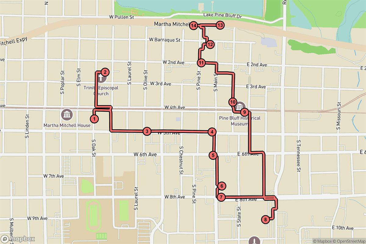 Pine Bluff Audio Tour: Echoes of Elegance and Southern Landmarks