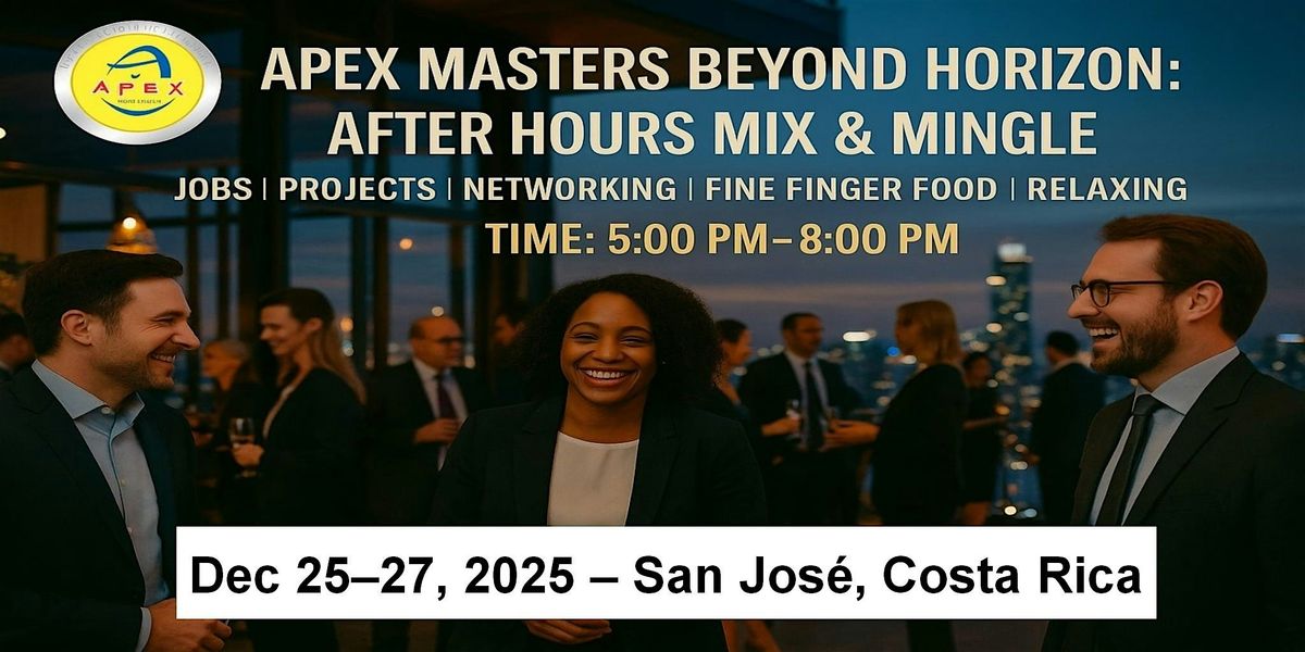 Apex Meet-ups Cooperation \u2022 Jobs \u2022 Networking in San Jos\u00e9, Costa Rica