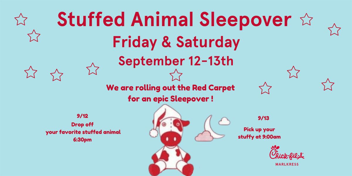 Stuffed Animal Sleepover
