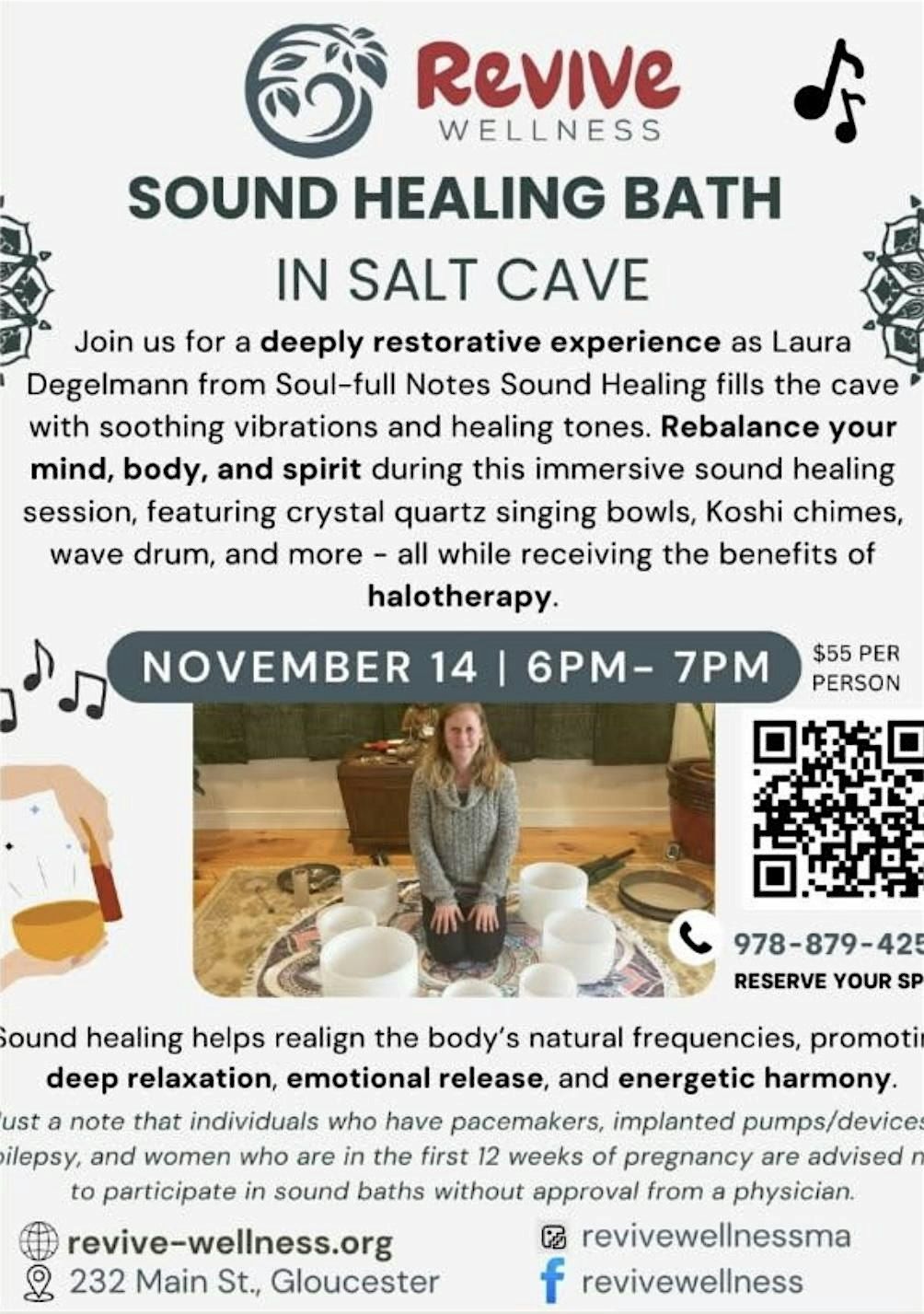 Sound Healing Bath in Salt Cave