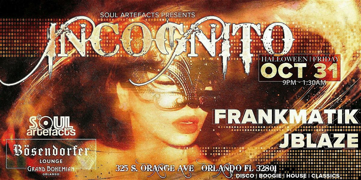 Incognito Halloween Night
