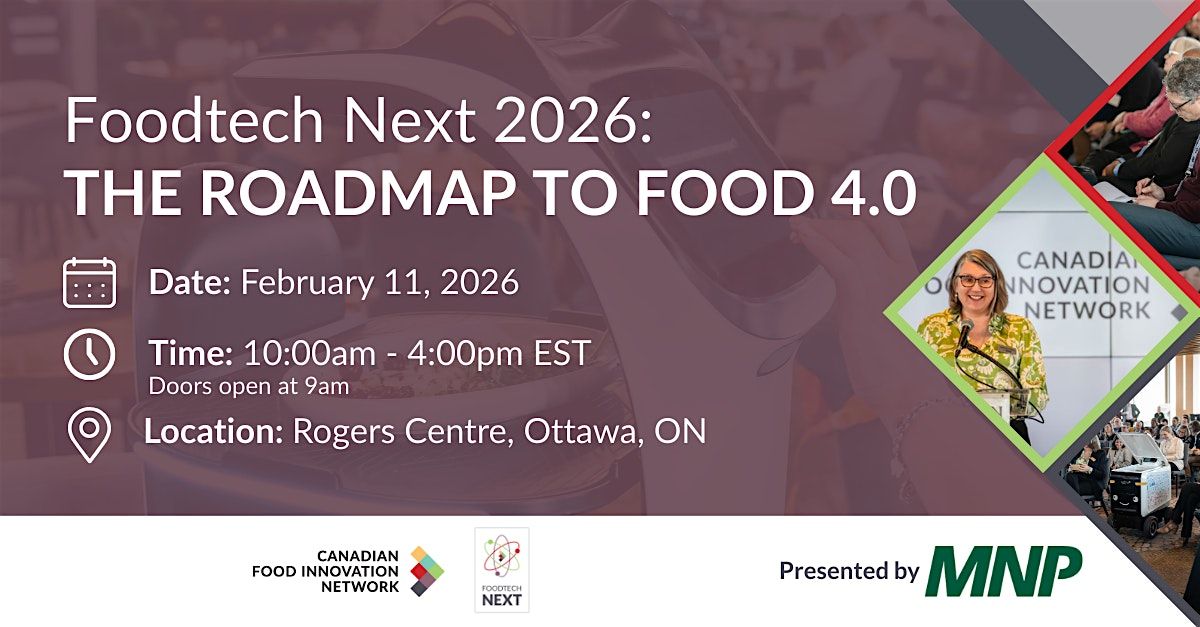 Foodtech Next 2026: The Roadmap to Food 4.0