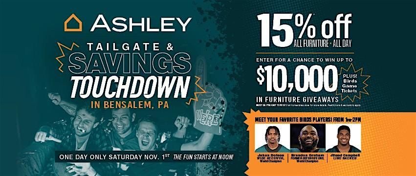 TOUCHDOWN SAVINGS TAILGATE!