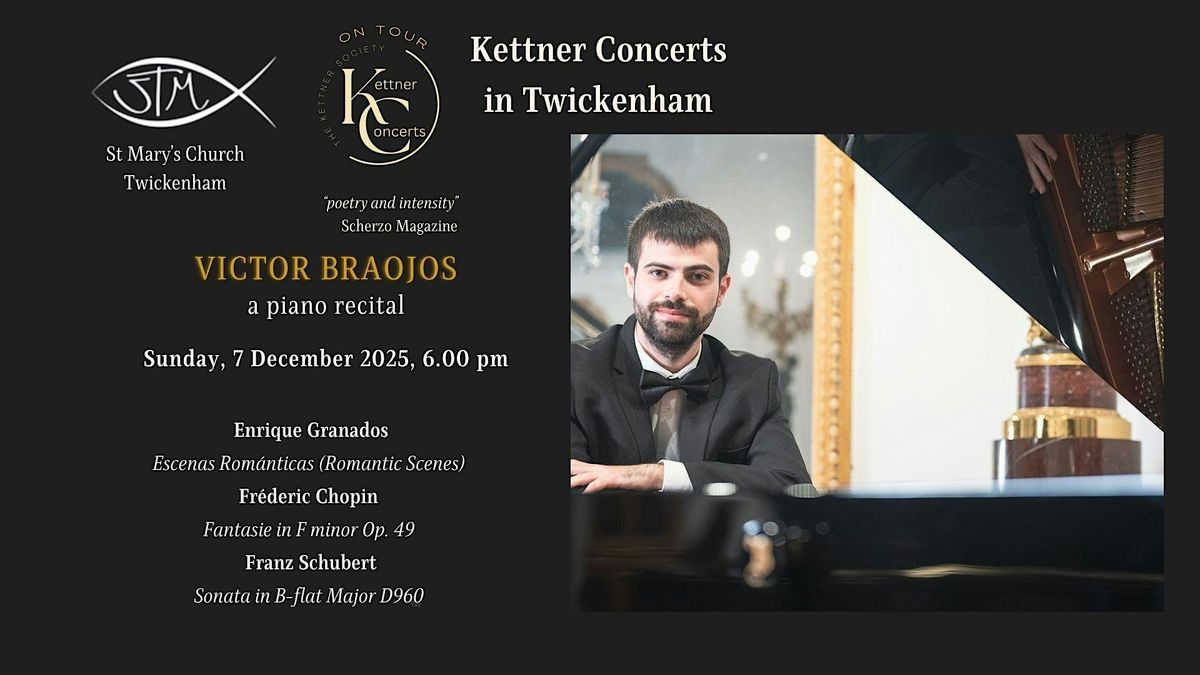 Victor Braojos | Chopin, Granados and Schubert piano recital