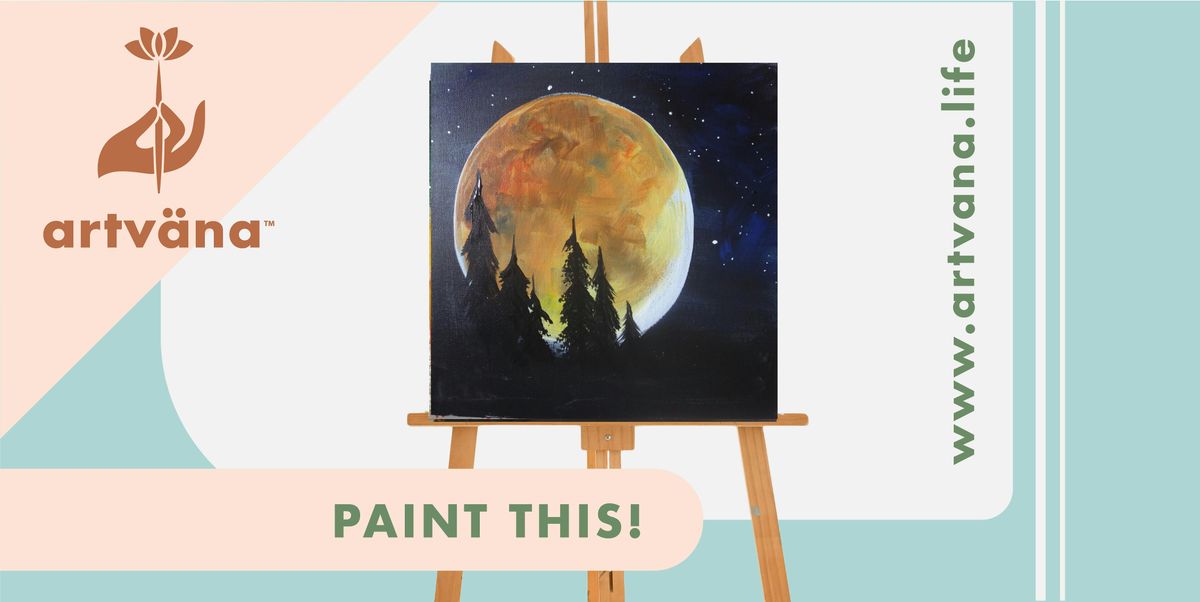 Artvana Sip & Paint art class at Ocean5 in Gig Harbor October 2025