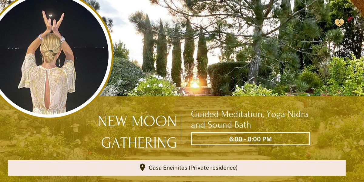 New Moon Gathering: Guided Meditation, Yoga Nidra and Sound Bath