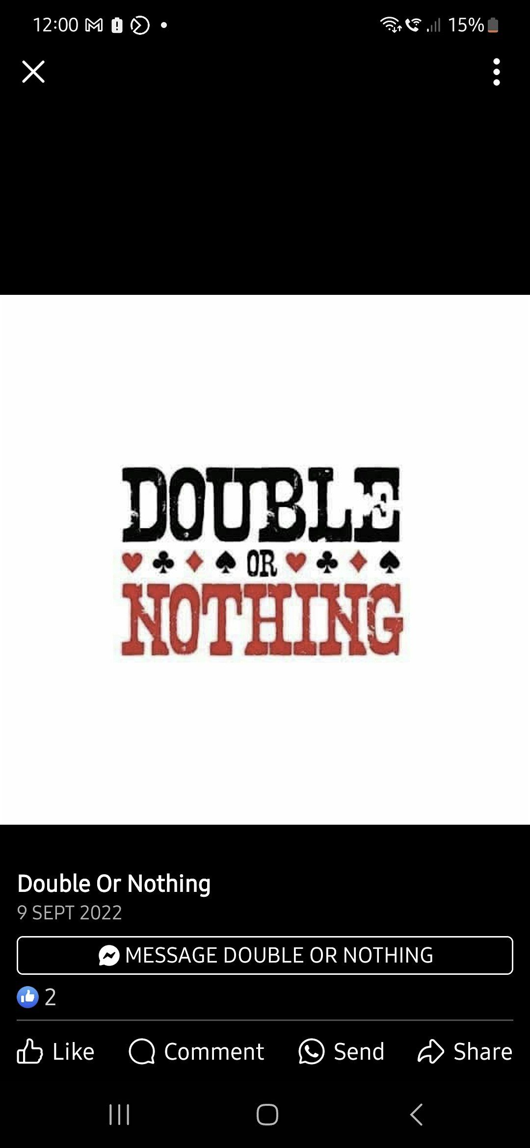 Double Or NOTHING!