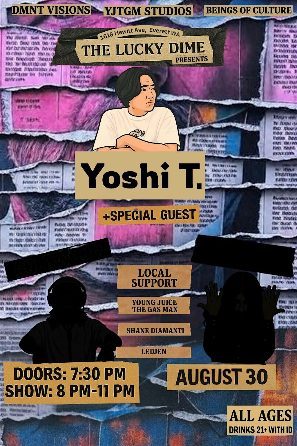Yoshi T. @ Lucky Dime August 30th